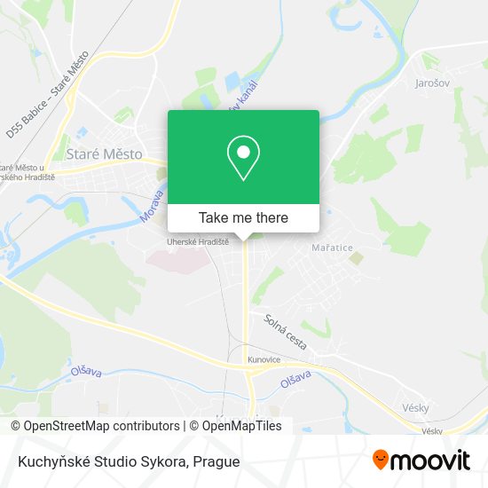 Kuchyňské Studio Sykora map