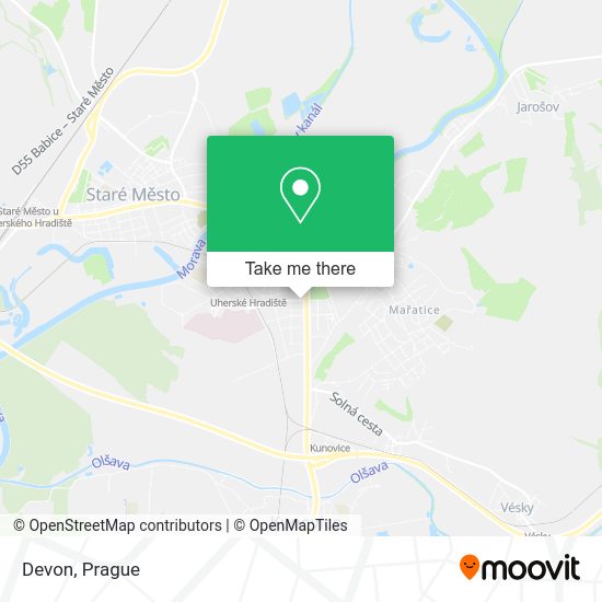 Карта Devon