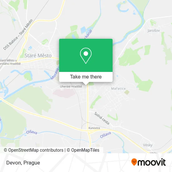 Карта Devon