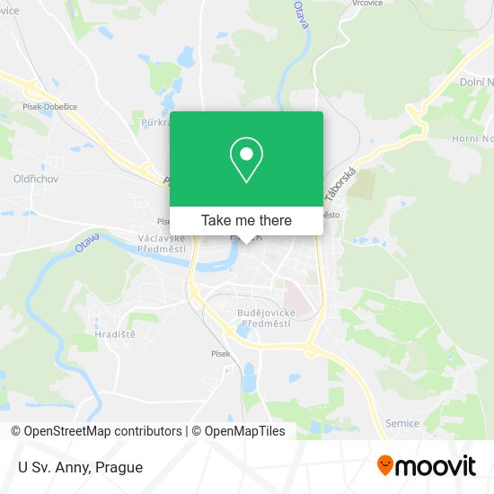 Карта U Sv. Anny