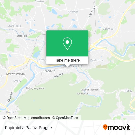 Papírnictví Pasáž map