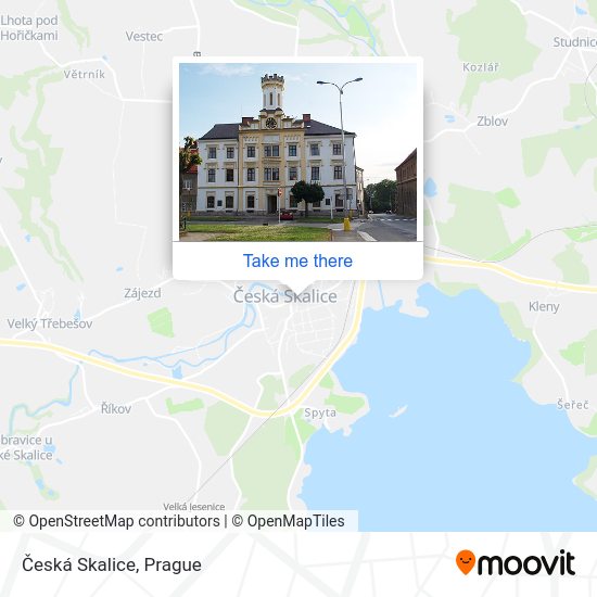 Карта Česká Skalice