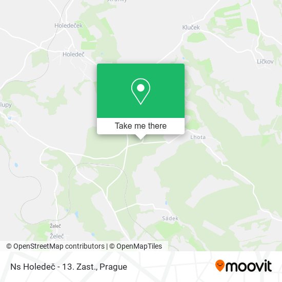 Ns Holedeč - 13. Zast. map