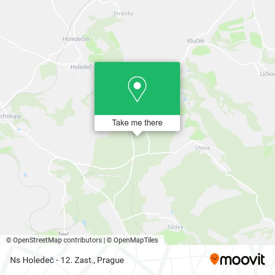 Ns Holedeč - 12. Zast. map