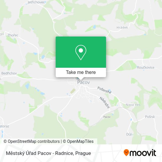 Městský Úřad Pacov - Radnice map