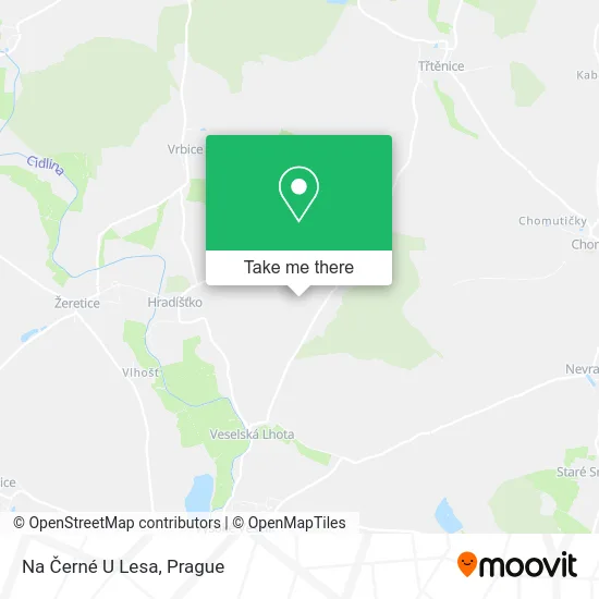 Карта Na Černé U Lesa