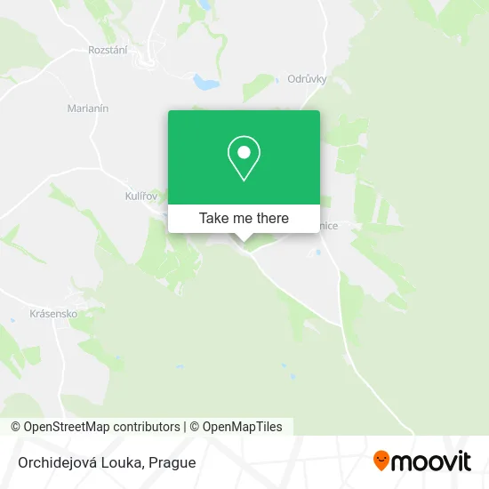 Карта Orchidejová Louka