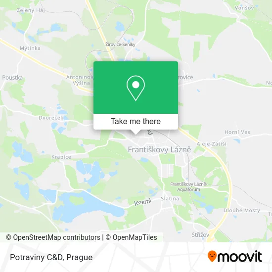 Карта Potraviny C&D