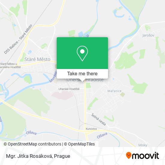 Mgr. Jitka Rosáková map