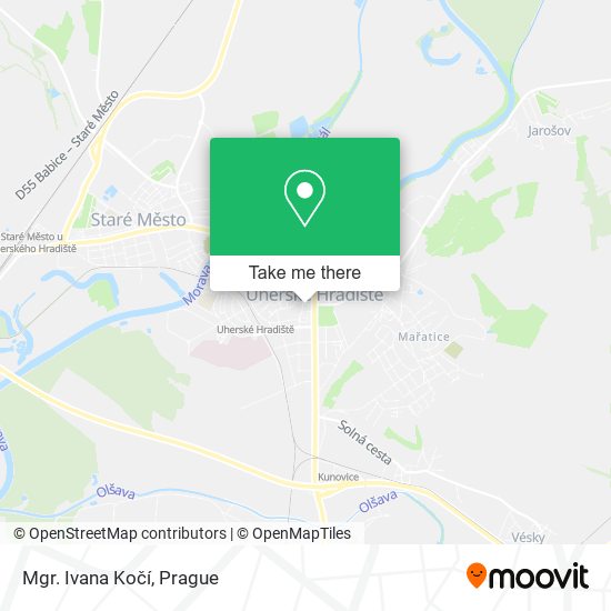Mgr. Ivana Kočí map