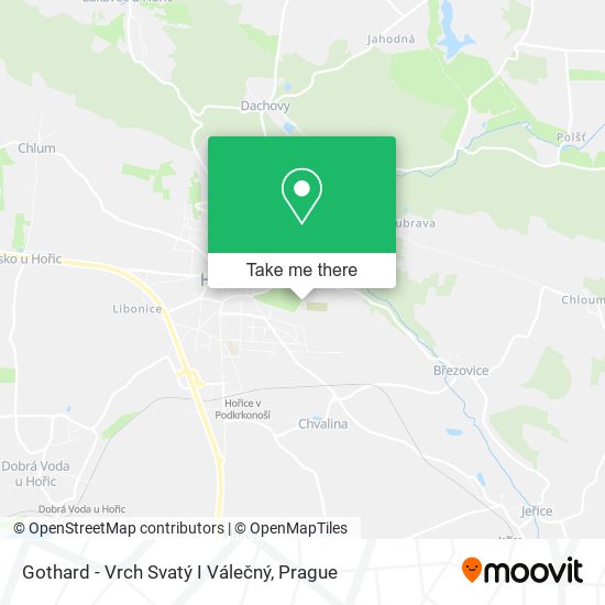 Gothard - Vrch Svatý I Válečný map