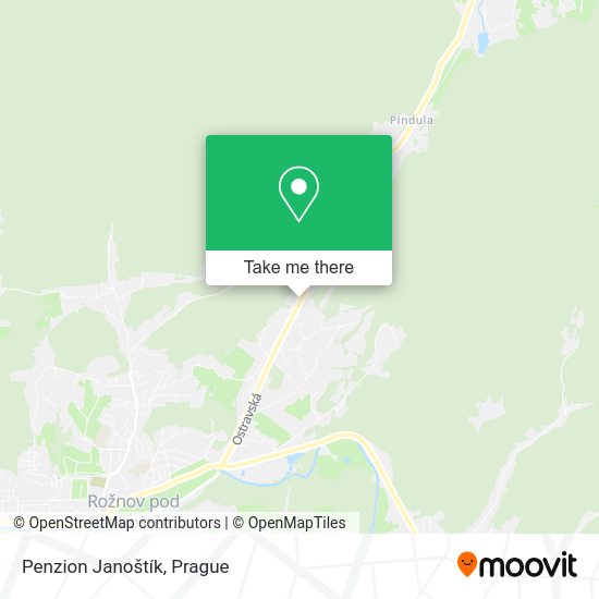 Penzion Janoštík map
