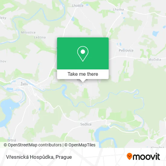 Карта Vřesnická Hospůdka