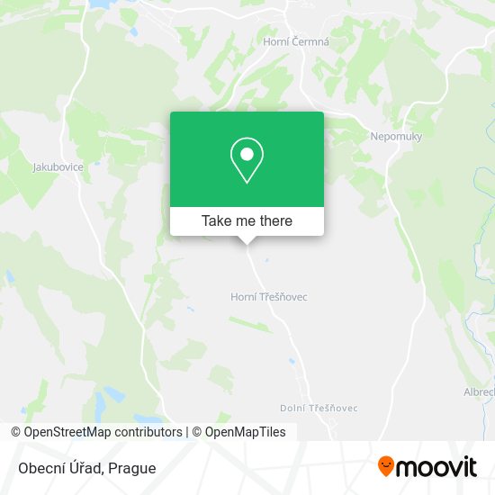 Obecní Úřad map