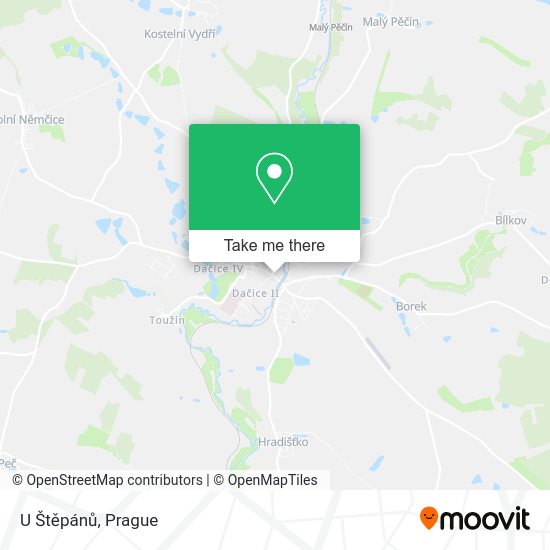 U Štěpánů map