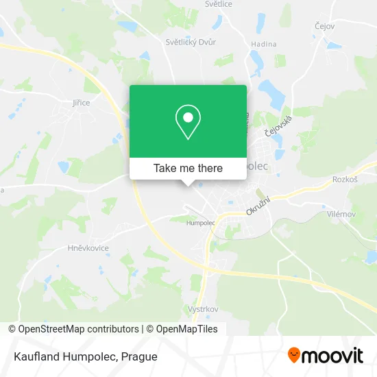 Карта Kaufland Humpolec