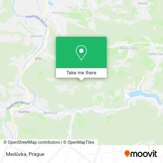 Карта Medůvka