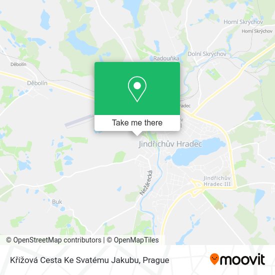 Křížová Cesta Ke Svatému Jakubu map
