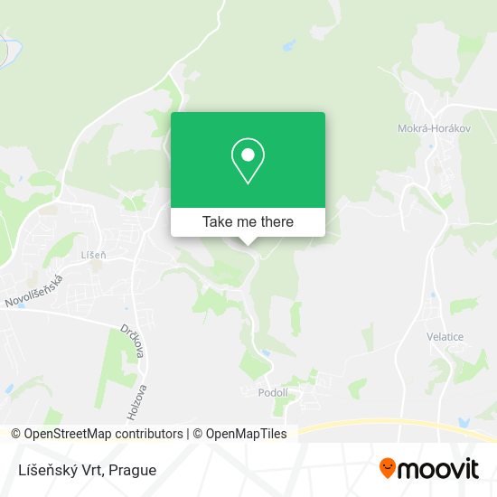Líšeňský Vrt map