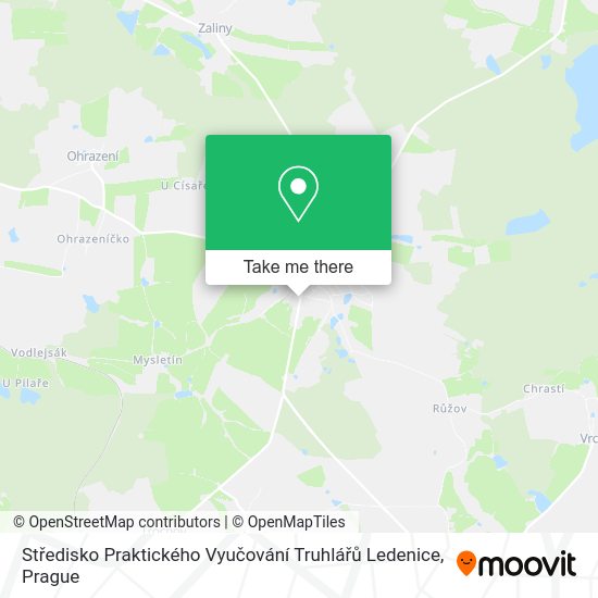 Středisko Praktického Vyučování Truhlářů Ledenice map