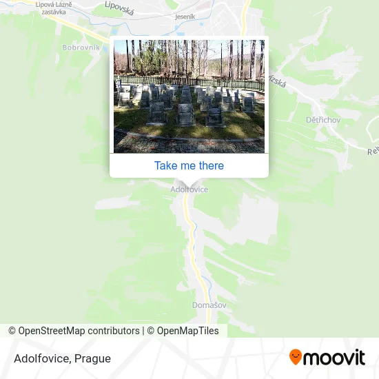 Карта Adolfovice