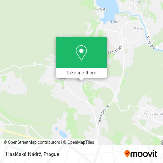 Карта Hasičská Nádrž