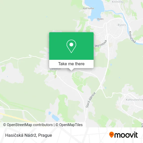 Карта Hasičská Nádrž