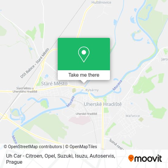 Uh Car - Citroen, Opel, Suzuki, Isuzu, Autoservis map