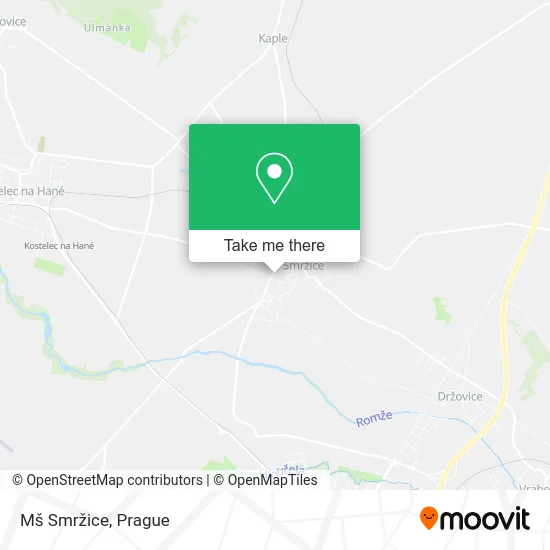 Карта Mš Smržice