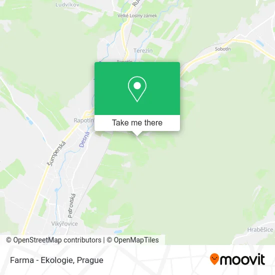 Farma - Ekologie map