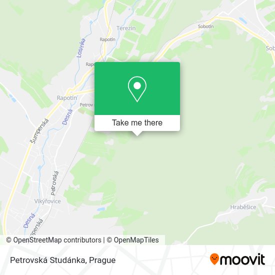Petrovská Studánka map