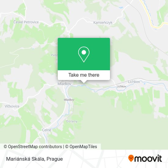 Mariánská Skála map