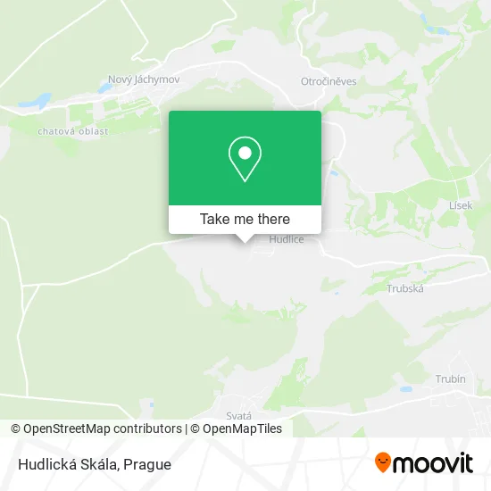 Карта Hudlická Skála