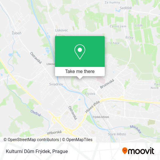 Kulturní Dům Frýdek map