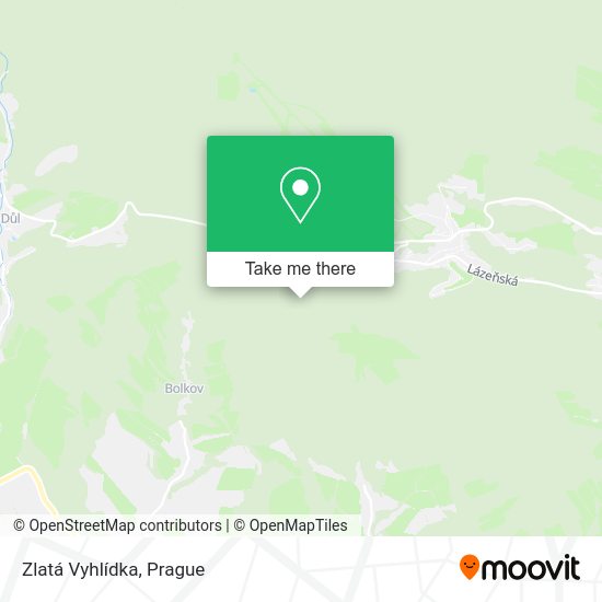 Zlatá Vyhlídka map