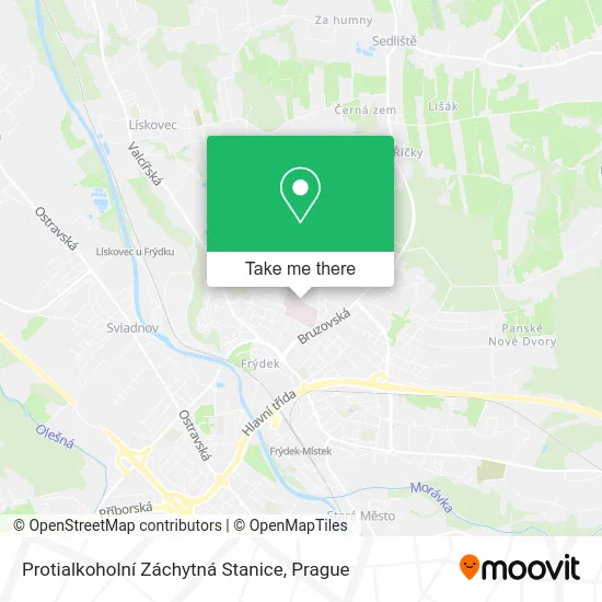 Карта Protialkoholní Záchytná Stanice