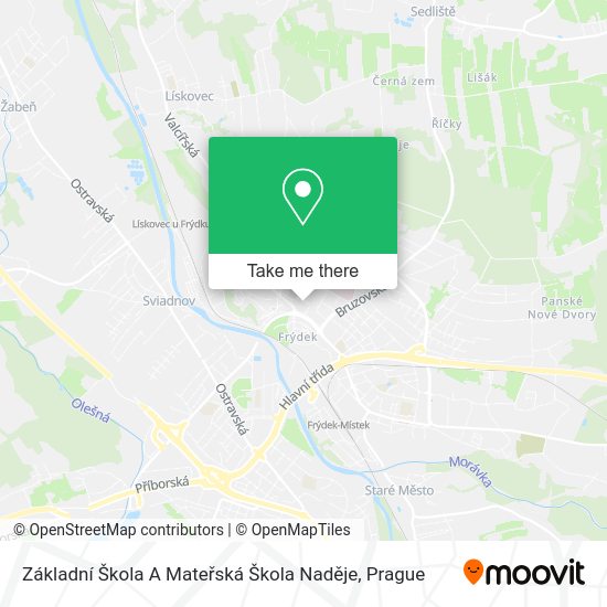 Základní Škola A Mateřská Škola Naděje map