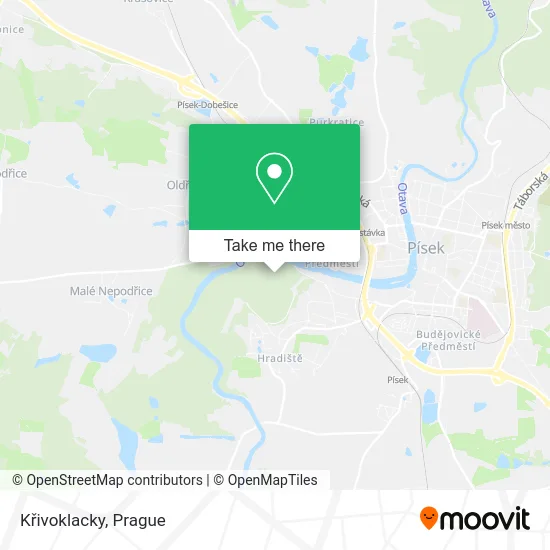 Křivoklacky map