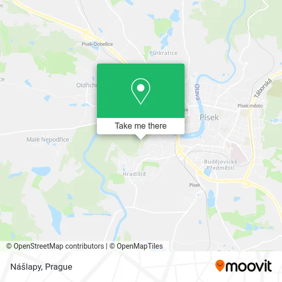 Карта Nášlapy