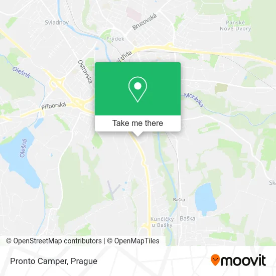 Карта Pronto Camper