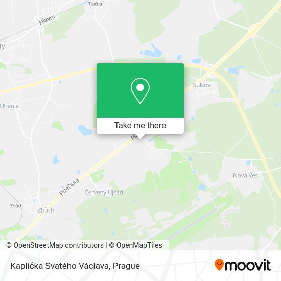 Kaplička Svatého Václava map