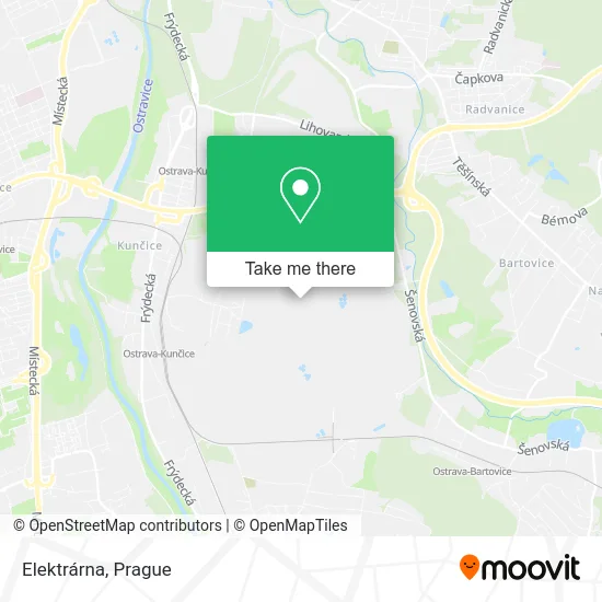 Карта Elektrárna