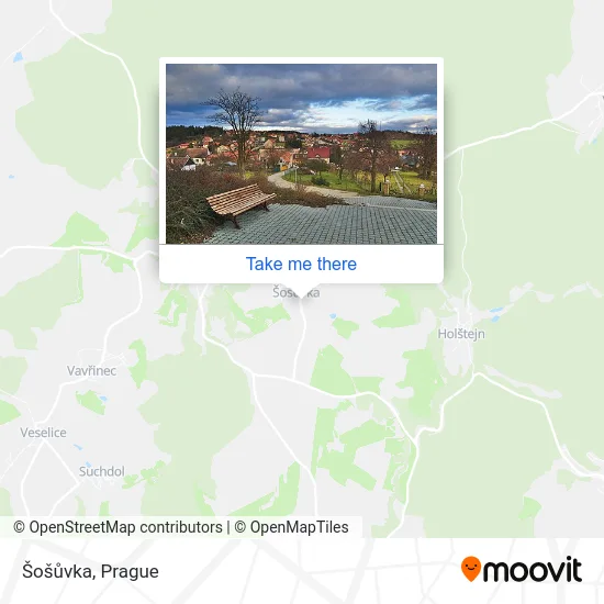 Карта Šošůvka