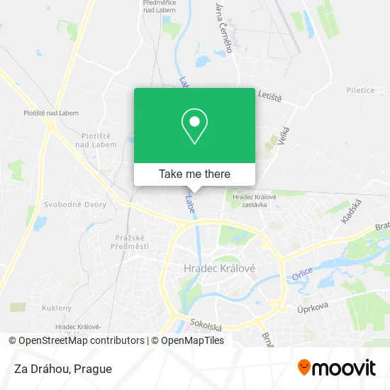 Карта Za Dráhou