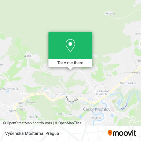 Карта Vyšenská Moštárna