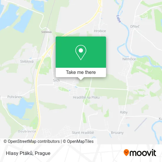 Карта Hlasy Ptáků