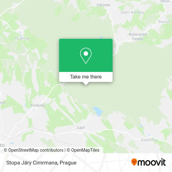 Карта Stopa Járy Cimrmana