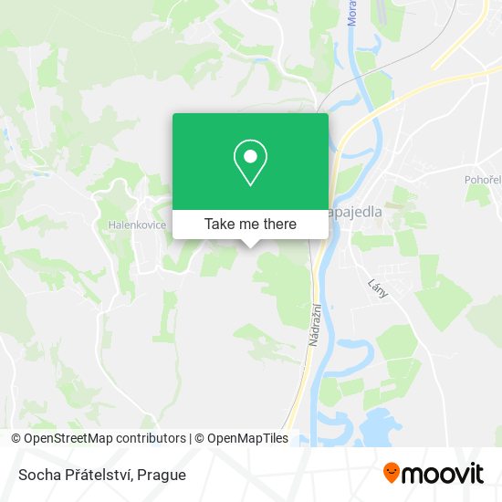 Socha Přátelství map