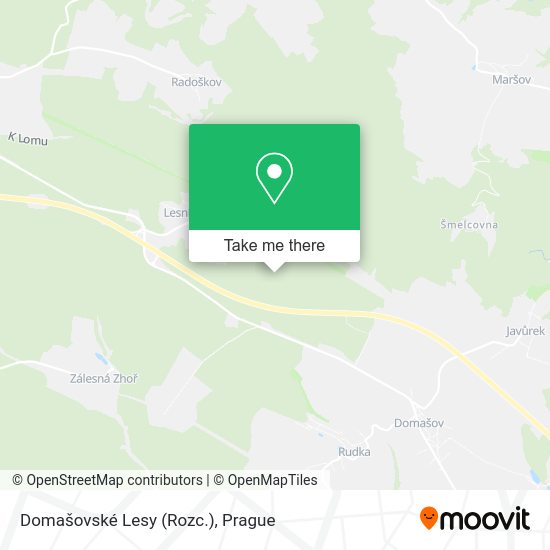 Domašovské Lesy (Rozc.) map