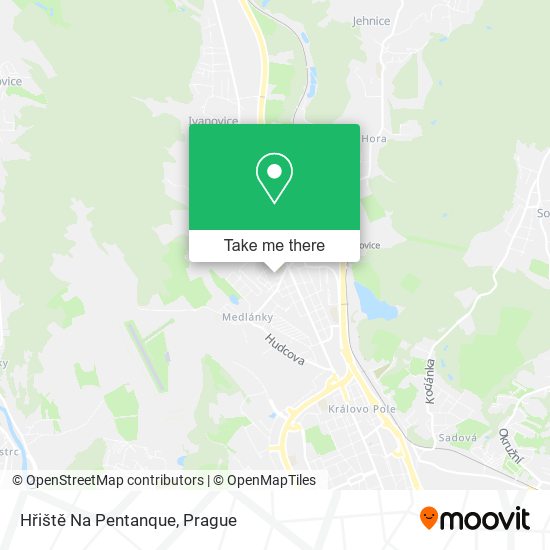 Hřiště Na Pentanque map